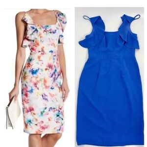 Black halo rosette dress